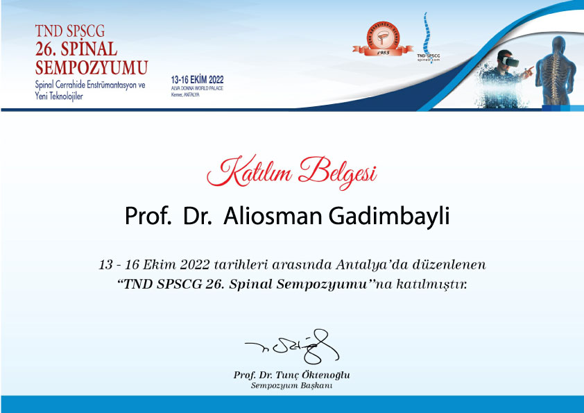 Professor / Beynəlxalq Sertifikat